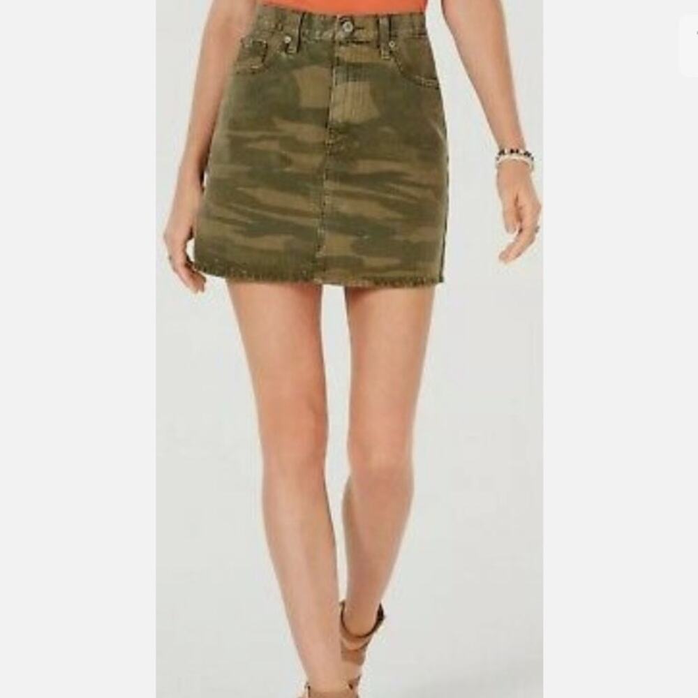 Camo Lucky Brand Mini Skirt SZ 4 NEW*